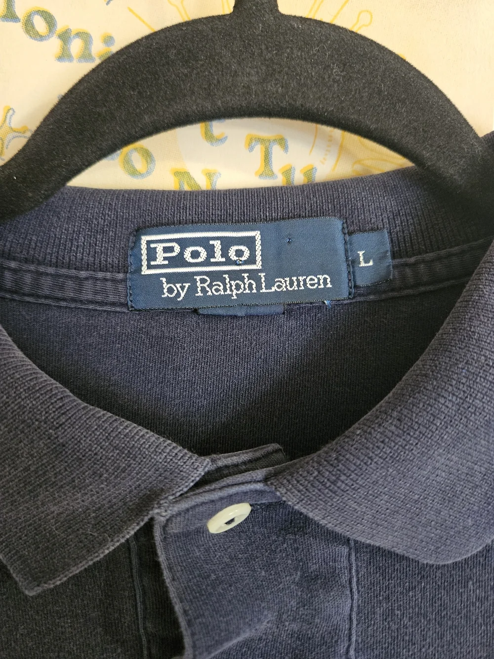Polo by Ralph Lauren Classic Navy Short-Sleeve Polo with Red Logo